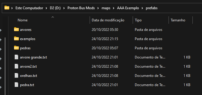 Pastas Prefabs