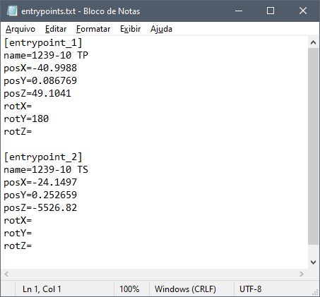 Configurare Entrypoints